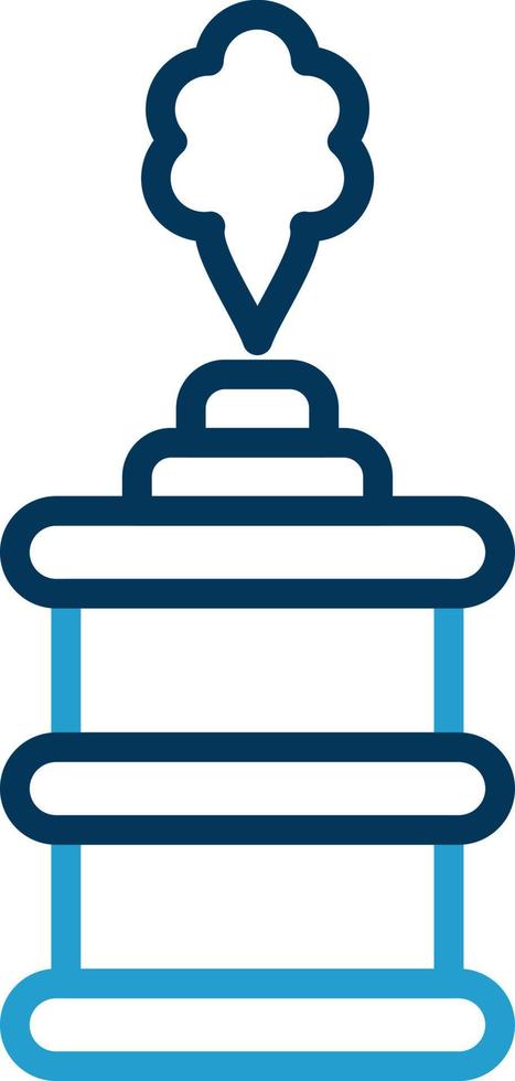 Tear Gas Vector Icon Design