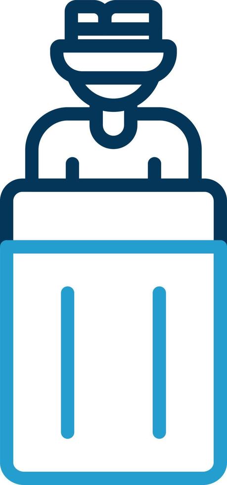Riot Police Vector Icon Design