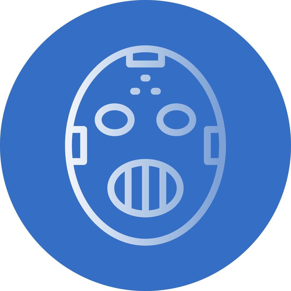 Hockey Mask Vector Icon Design