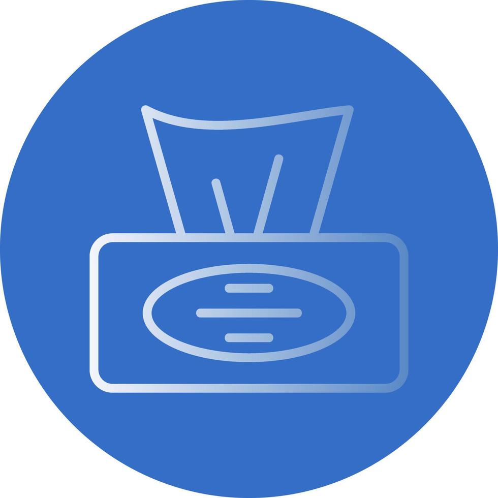 Tissue Box Vector Icon Design