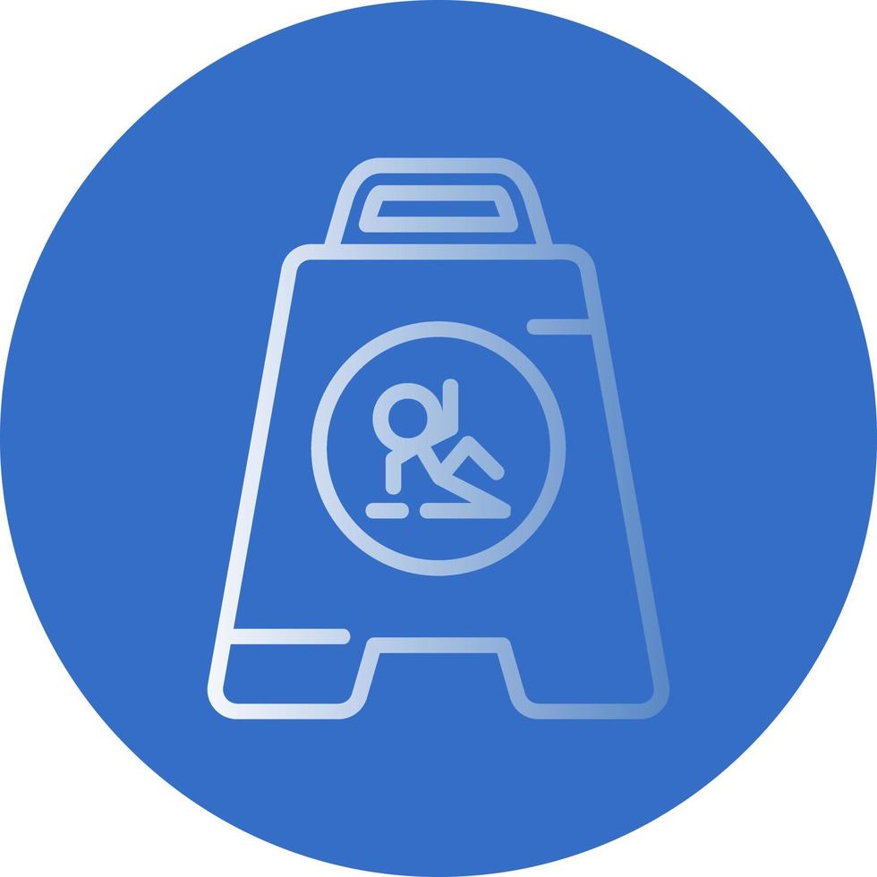 Wet Floor Vector Icon Design