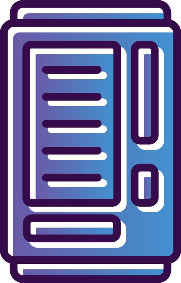 Vending Machine Vector Icon Design