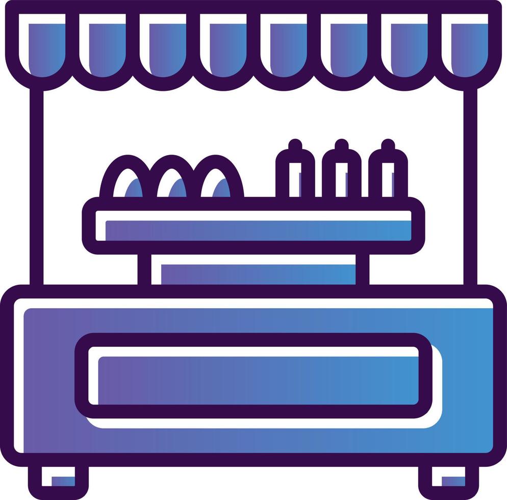 Booth Vector Icon Design