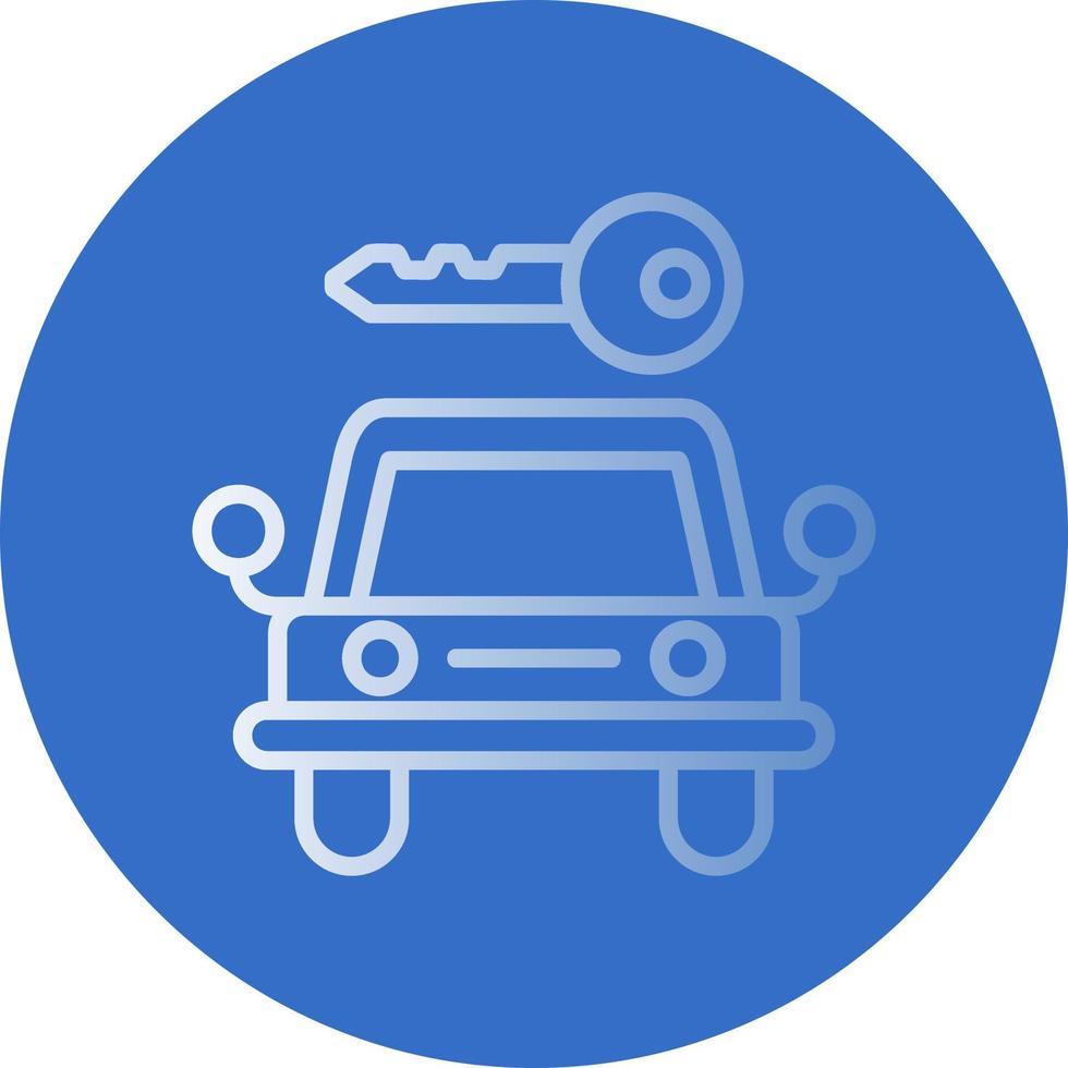 diseño de icono de vector de alquiler de coches