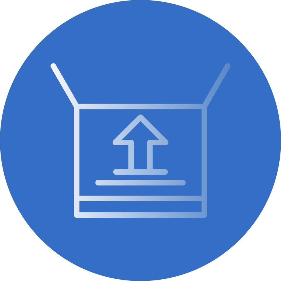 Open Box Vector Icon Design
