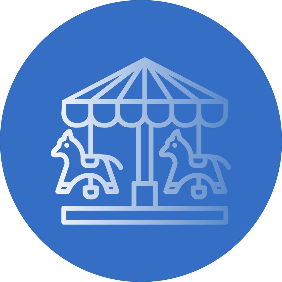 diseño de icono de vector de merry go round