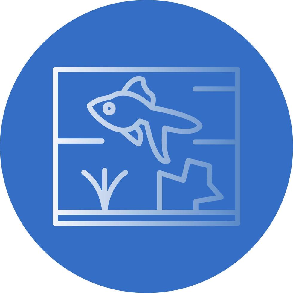 diseño de icono de vector de acuario