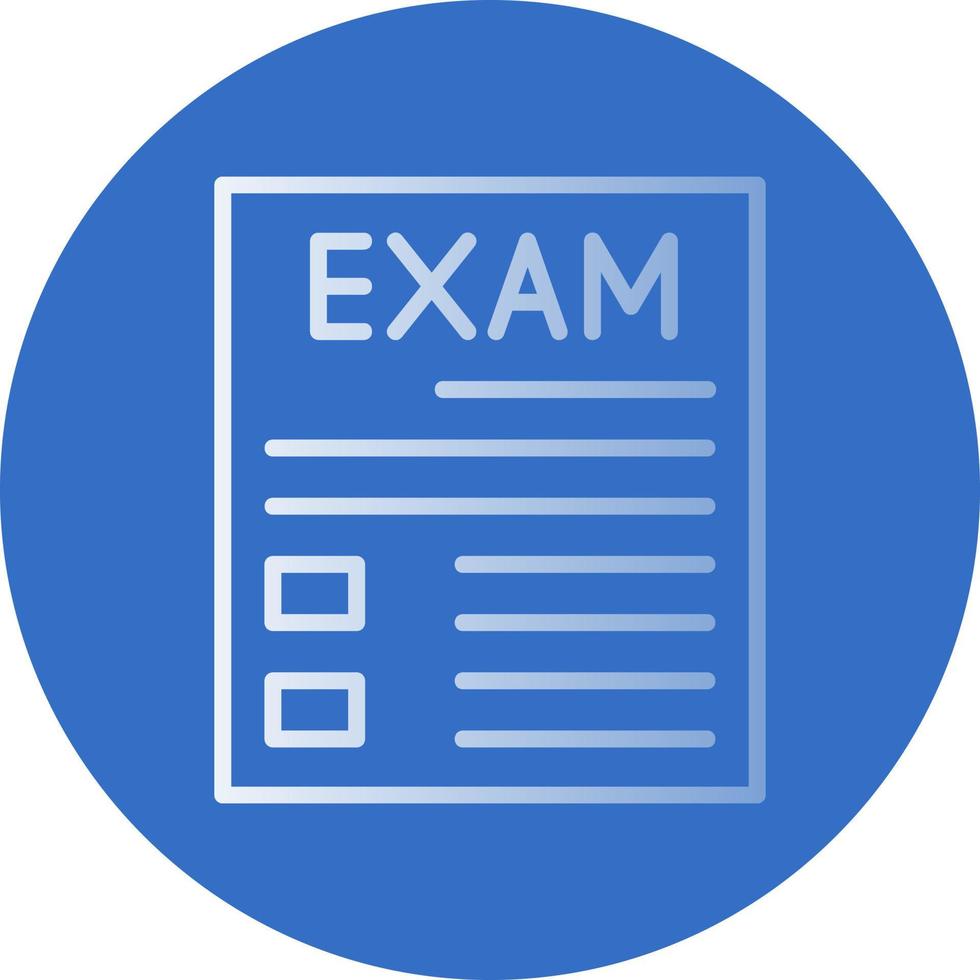 diseño de icono de vector de examen