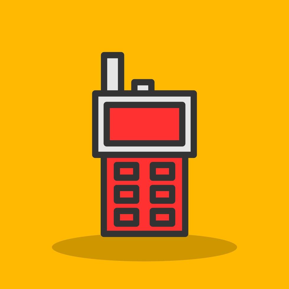 Walkie Talkie Vector Icon Design