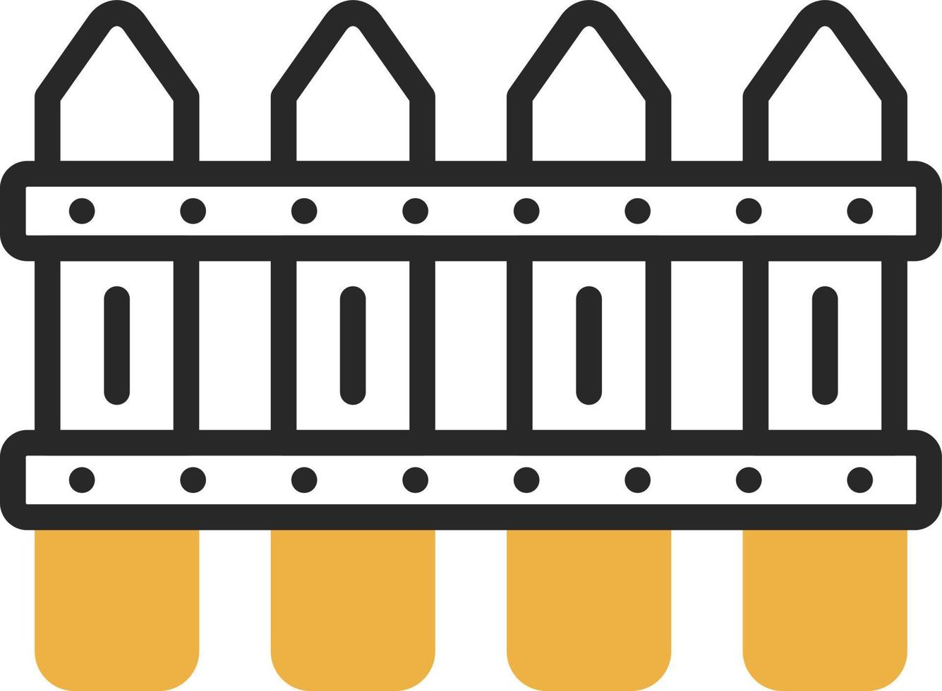 Fence Vector Icon Design