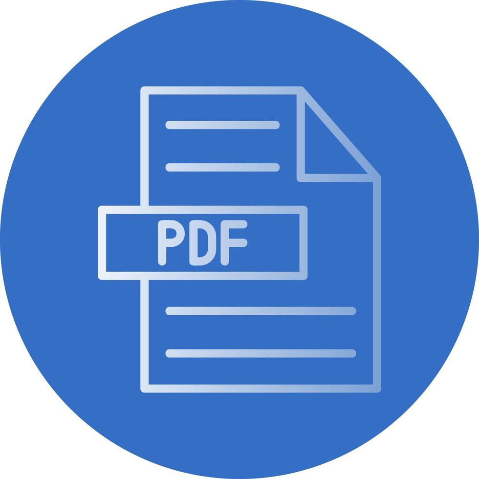 Pdf Vector Icon Design