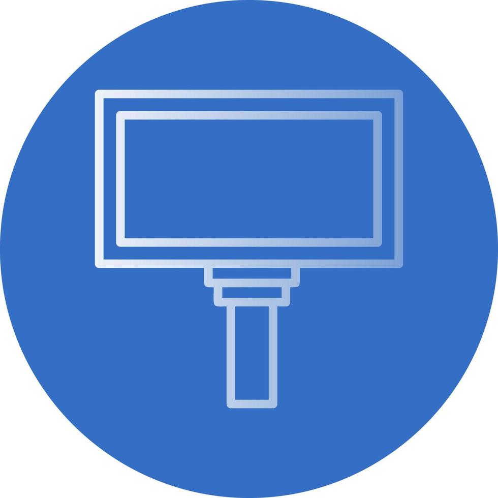 Hanging Billboard Vector Icon Design