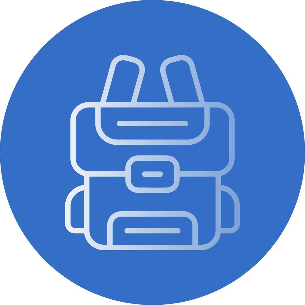 Backpack Vector Icon Design