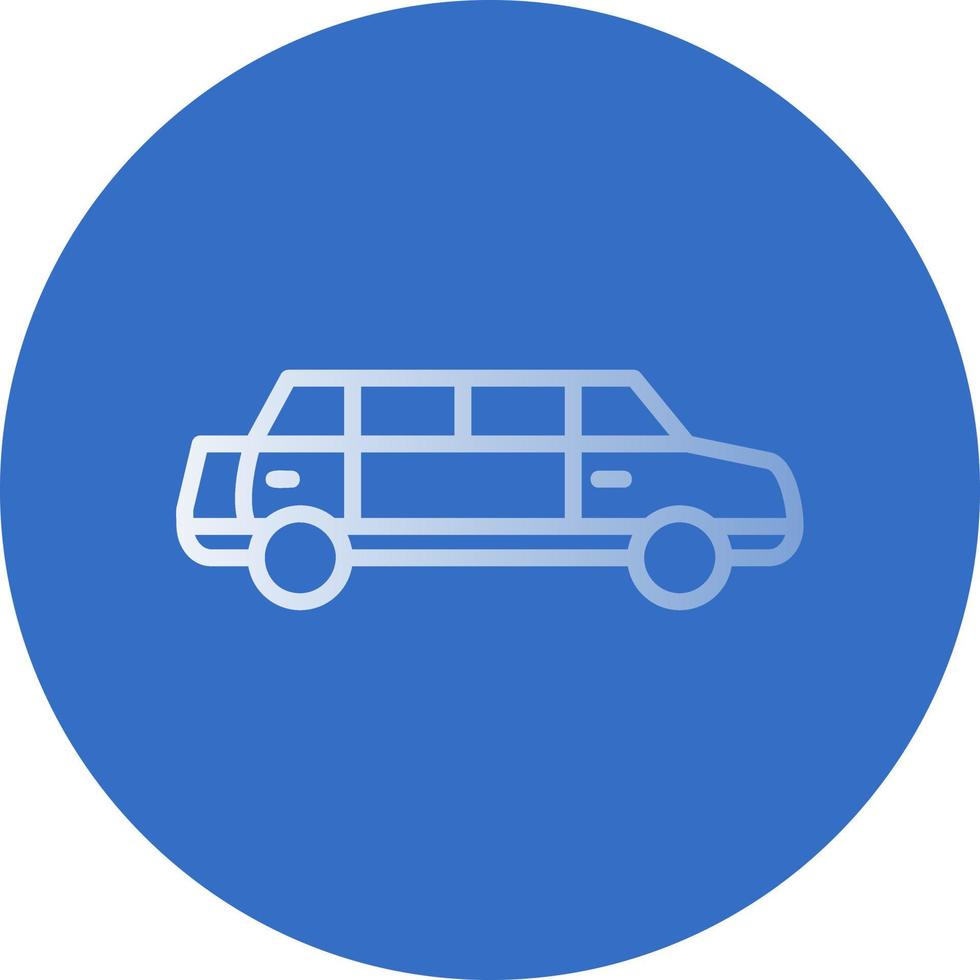 Limousine Vector Icon Design