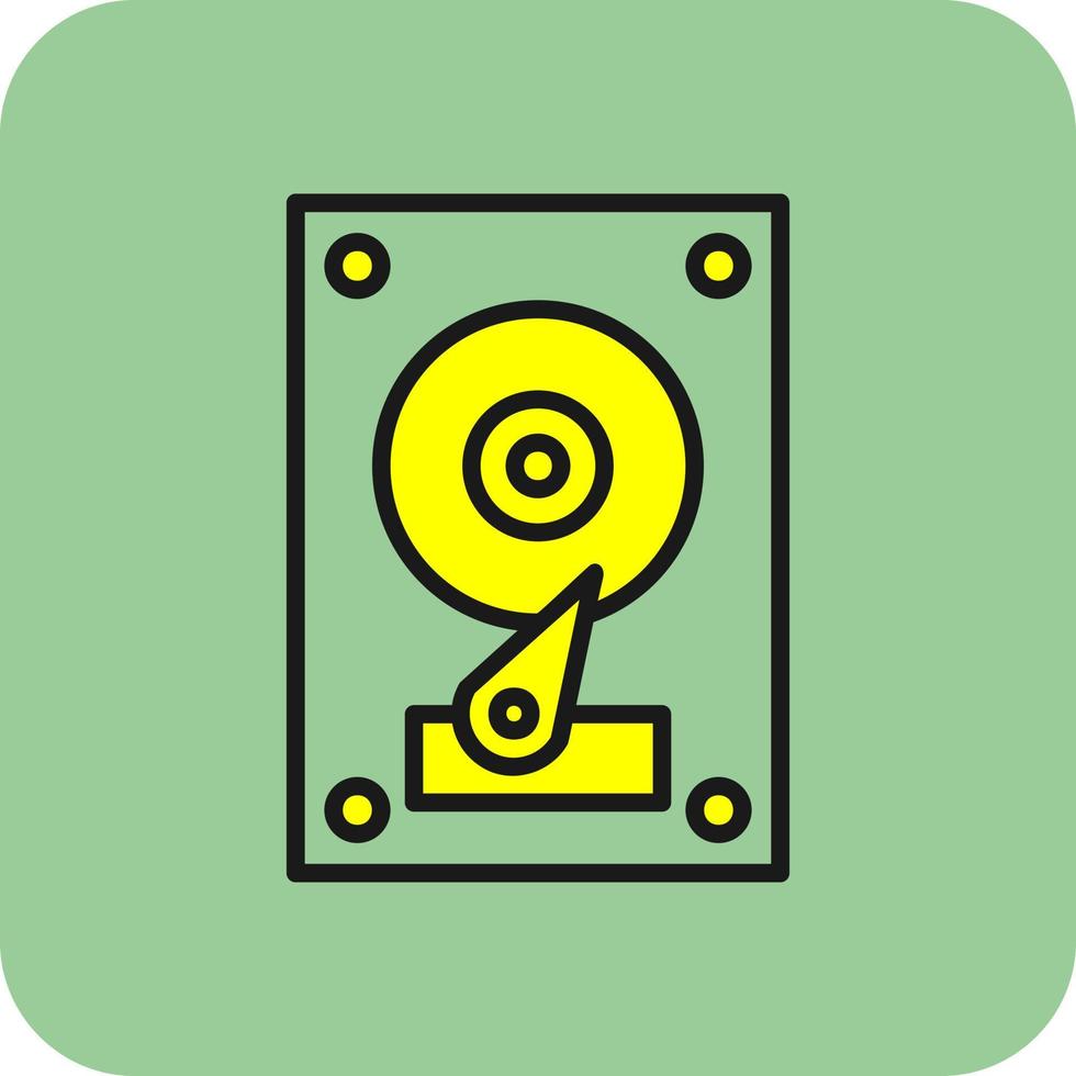 diseño de icono de vector de disco duro