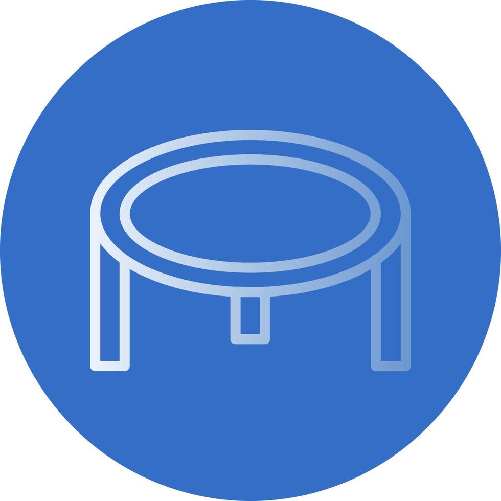Trampoline Vector Icon Design