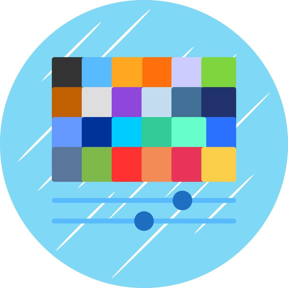Color Adjustment Vector Icon Design