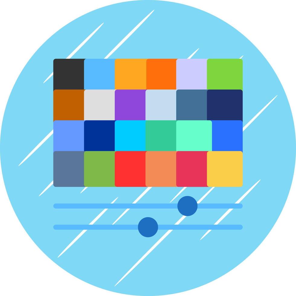 diseño de icono de vector de ajuste de color