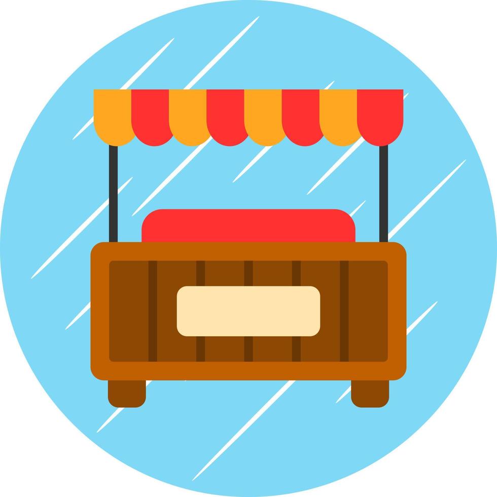 Food Stall Vector Icon Design