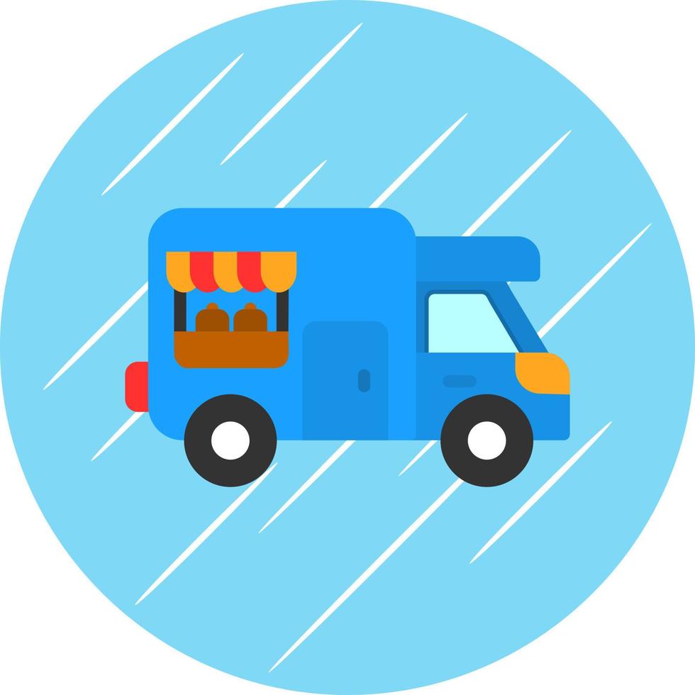 Food Truck Vector Icon Design