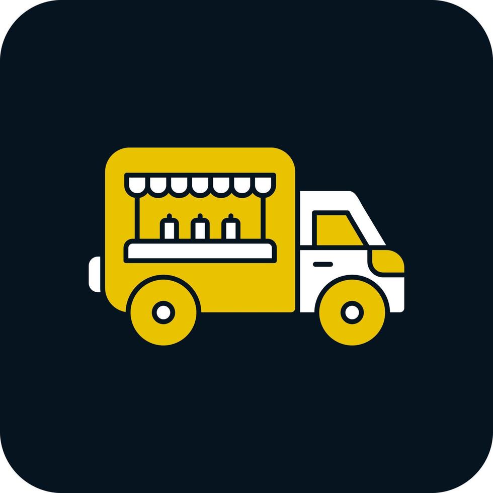 Food Truck Vector Icon Design