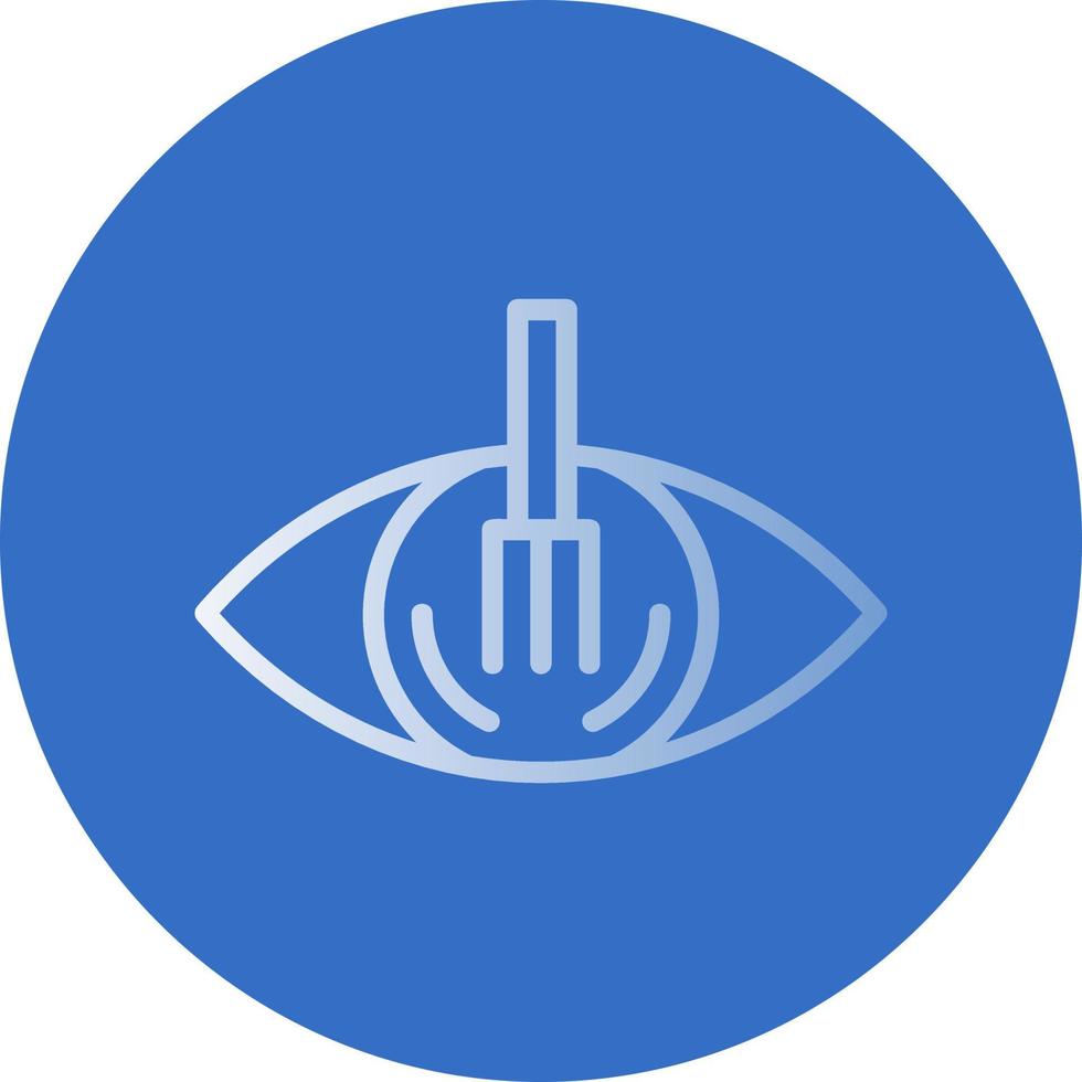 Eye Spoon Vector Icon Design