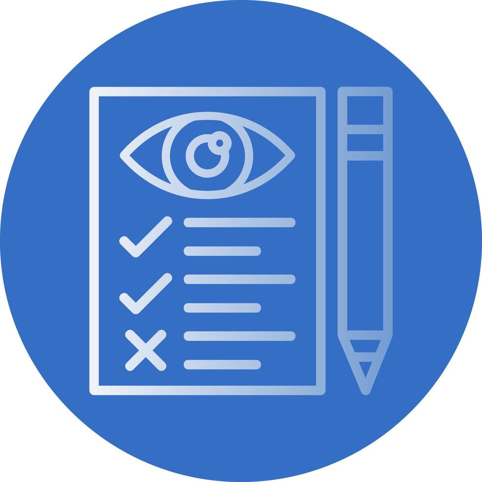 Eye Test Vector Icon Design
