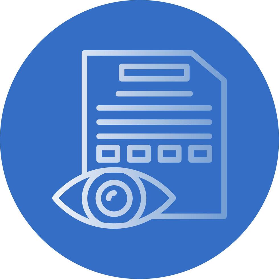 Eye Test Vector Icon Design