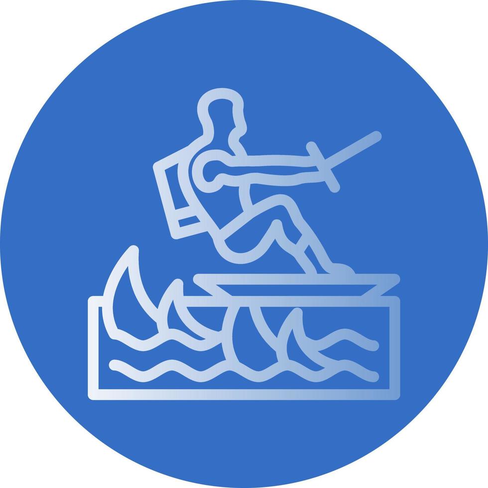 Surfing Vector Icon Design