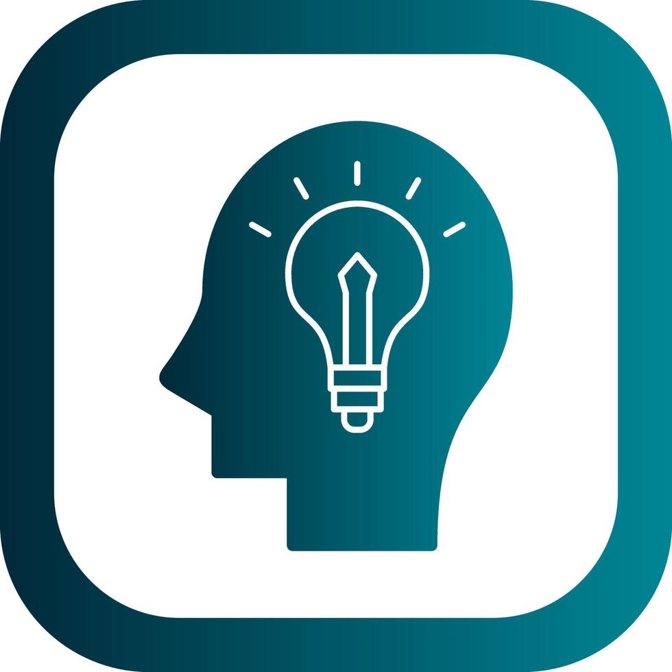 Creative Thinking Vector Icon Design