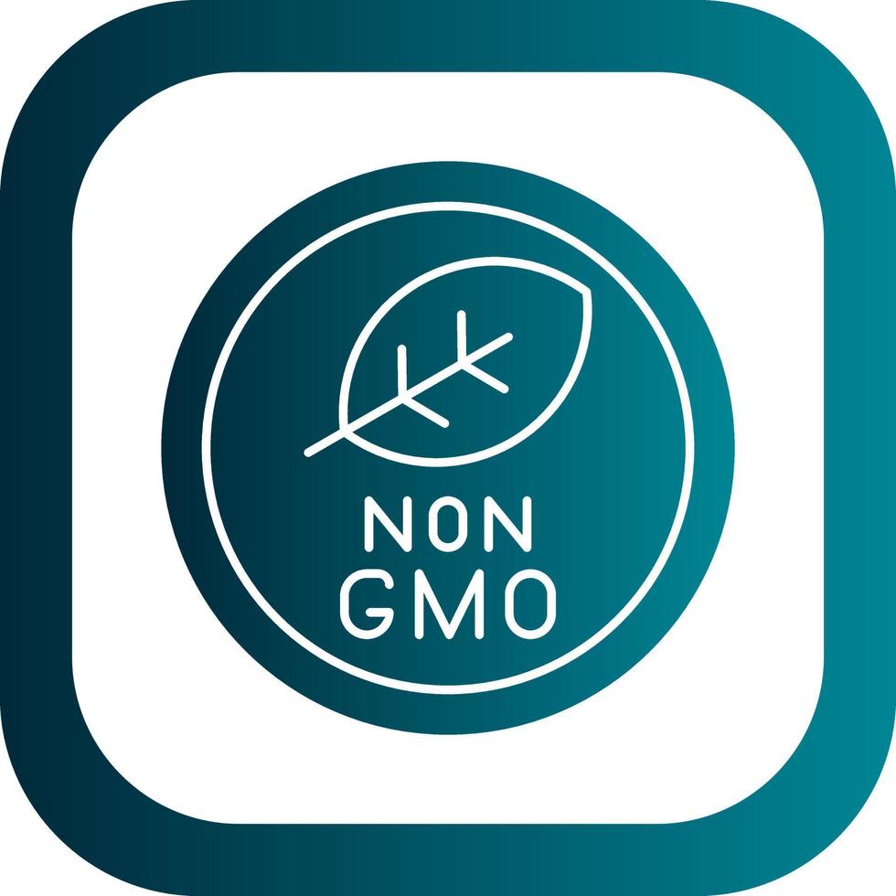 Non Gmo Vector Icon Design
