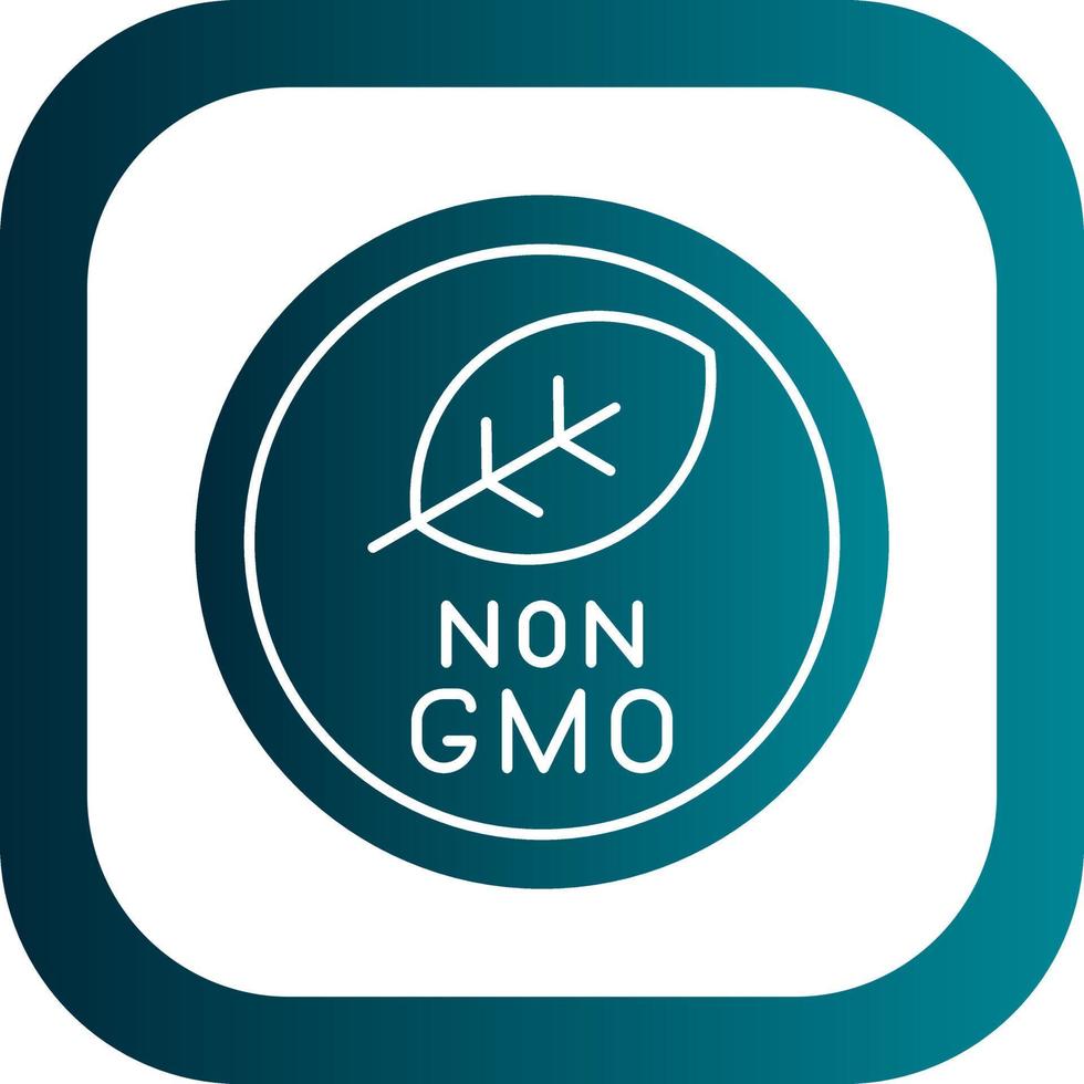 diseño de icono de vector no gmo