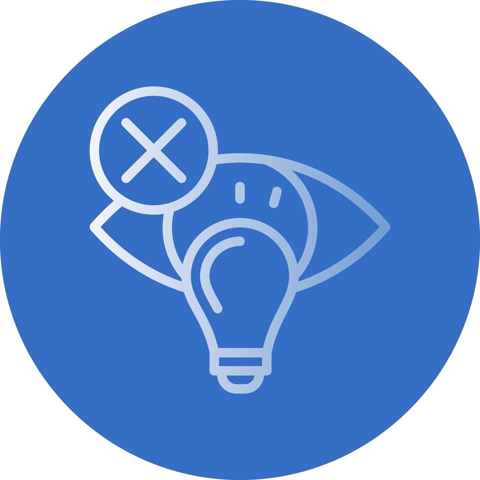 Photophobia Vector Icon Design