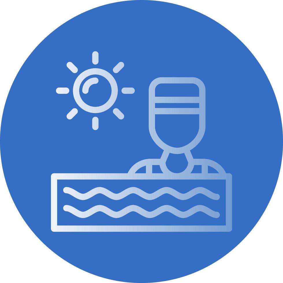 diseño de icono de vector de natación