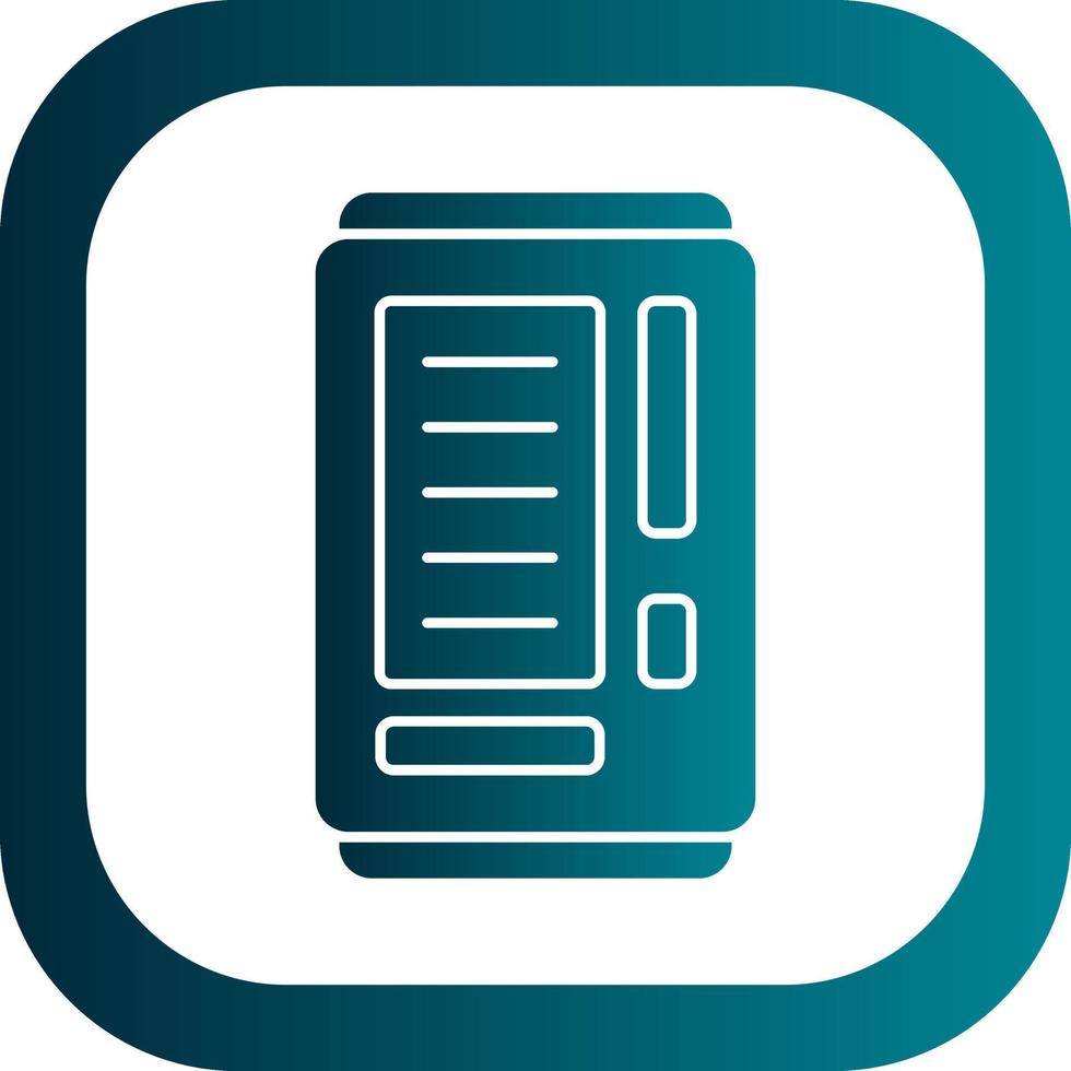 Vending Machine Vector Icon Design