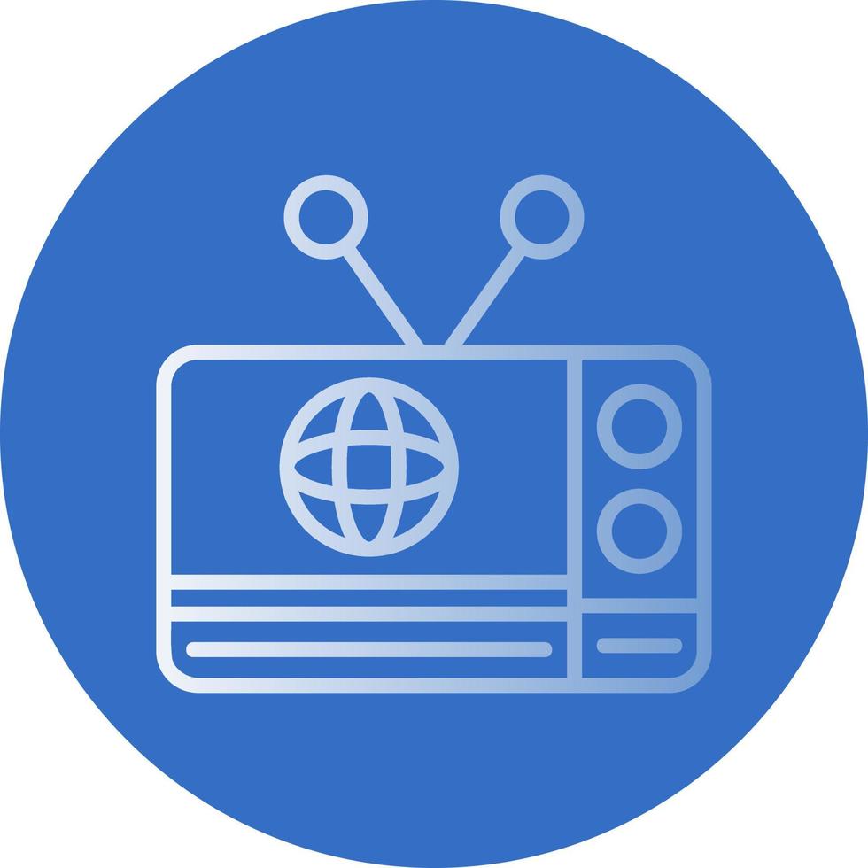 News Chanel Vector Icon Design