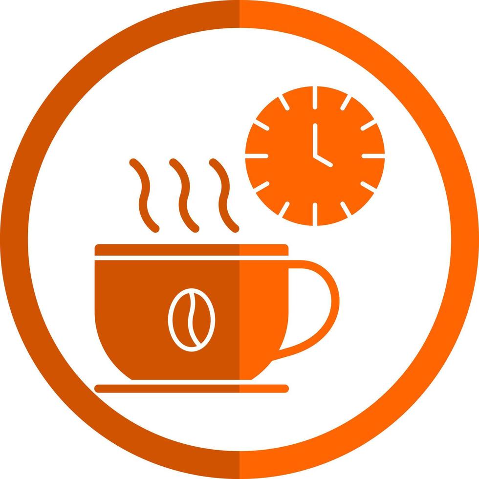 Coffee Break Vector Icon Design