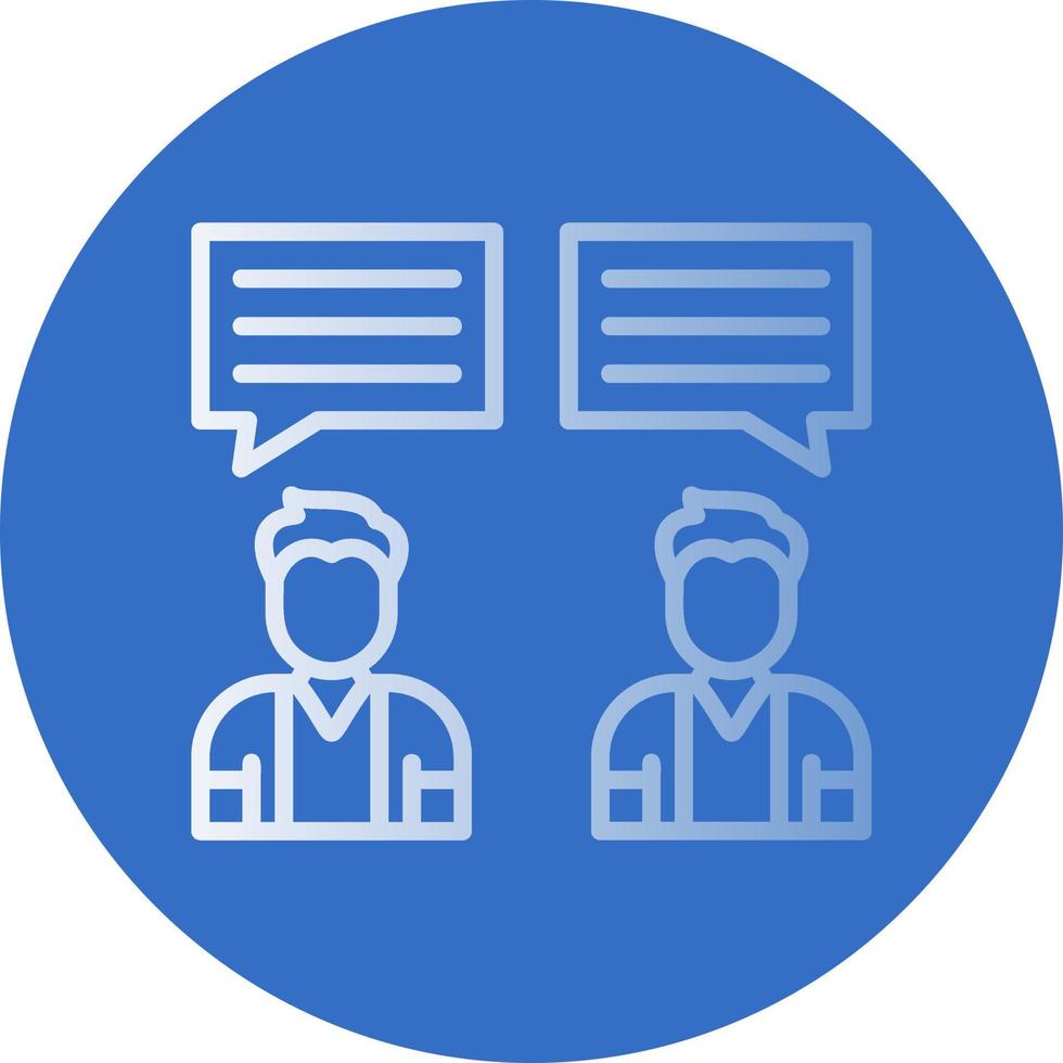 Debate Vector Icon Design