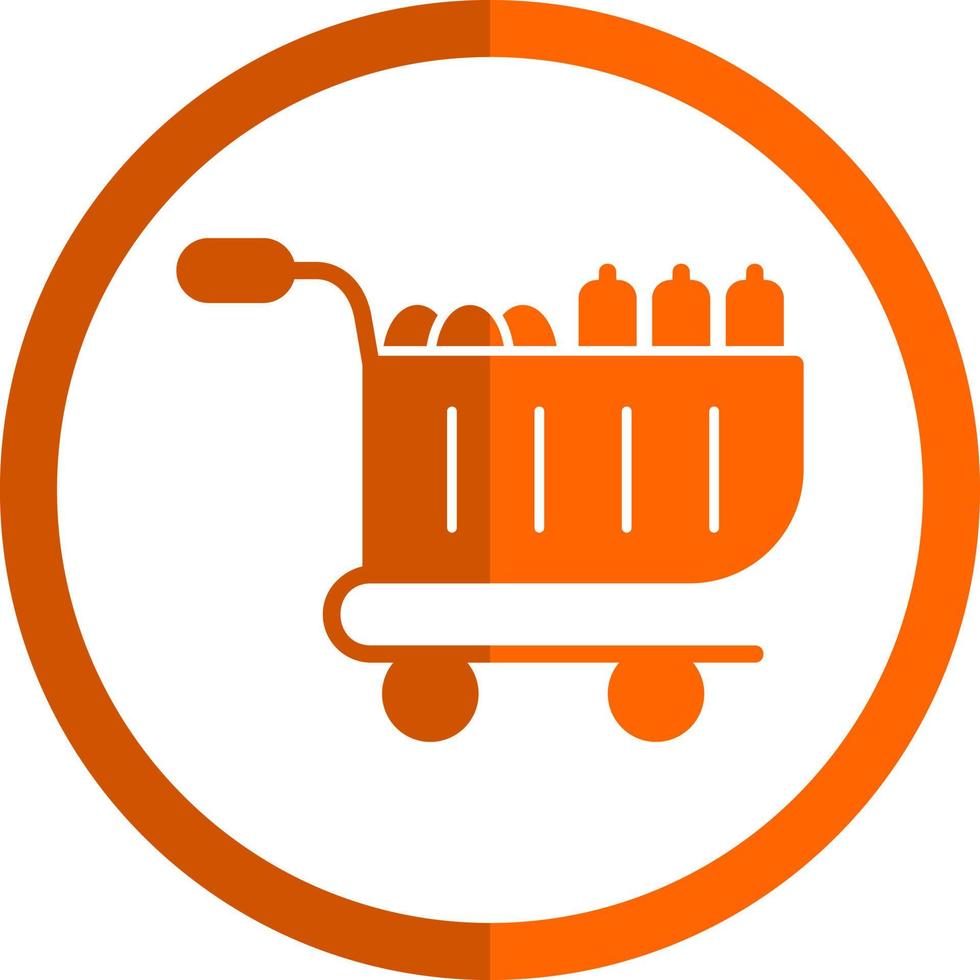 Food Cart Vector Icon Design