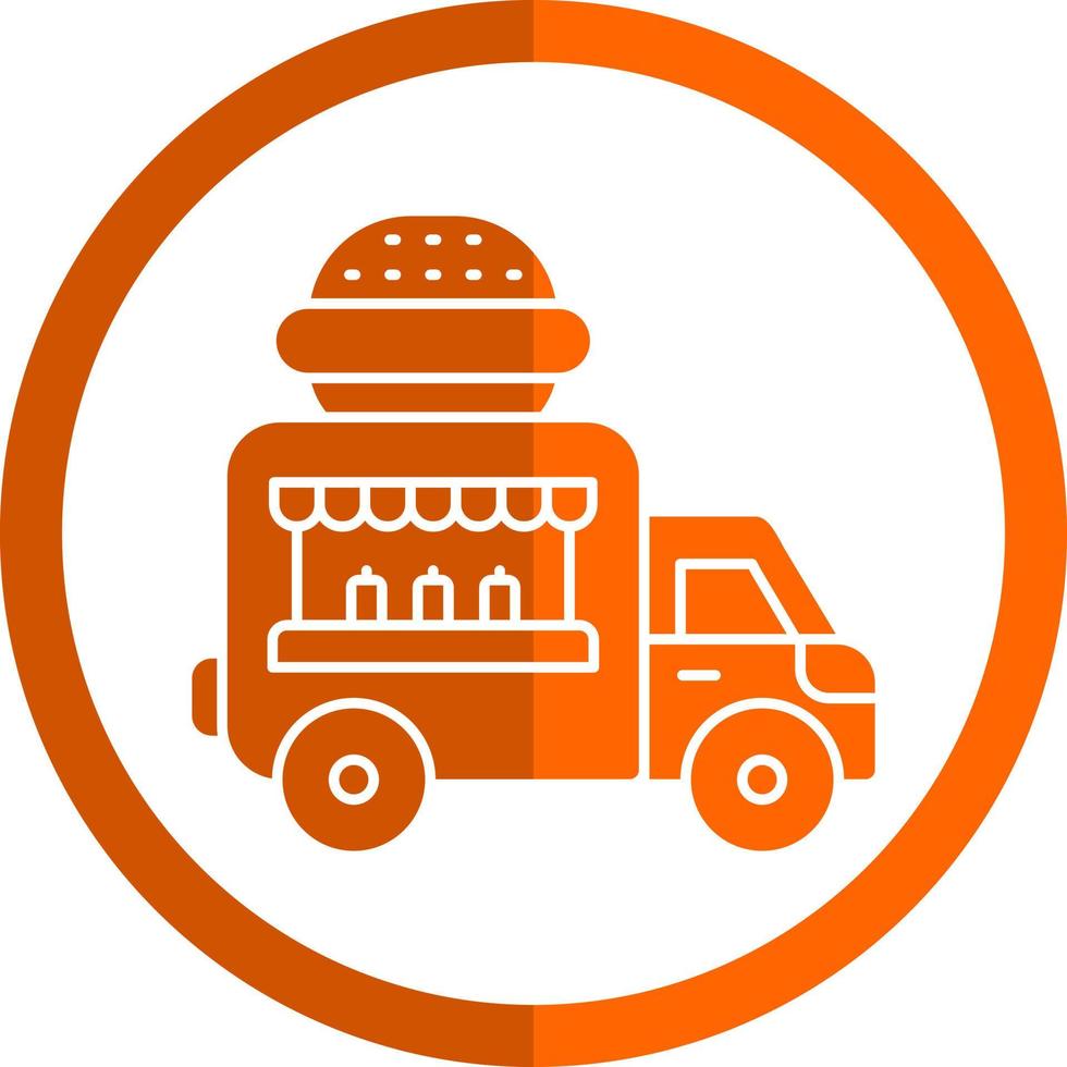 Food Truck Vector Icon Design