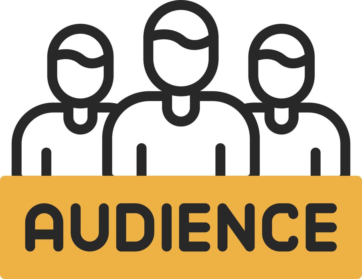 Audience Vector Icon Design