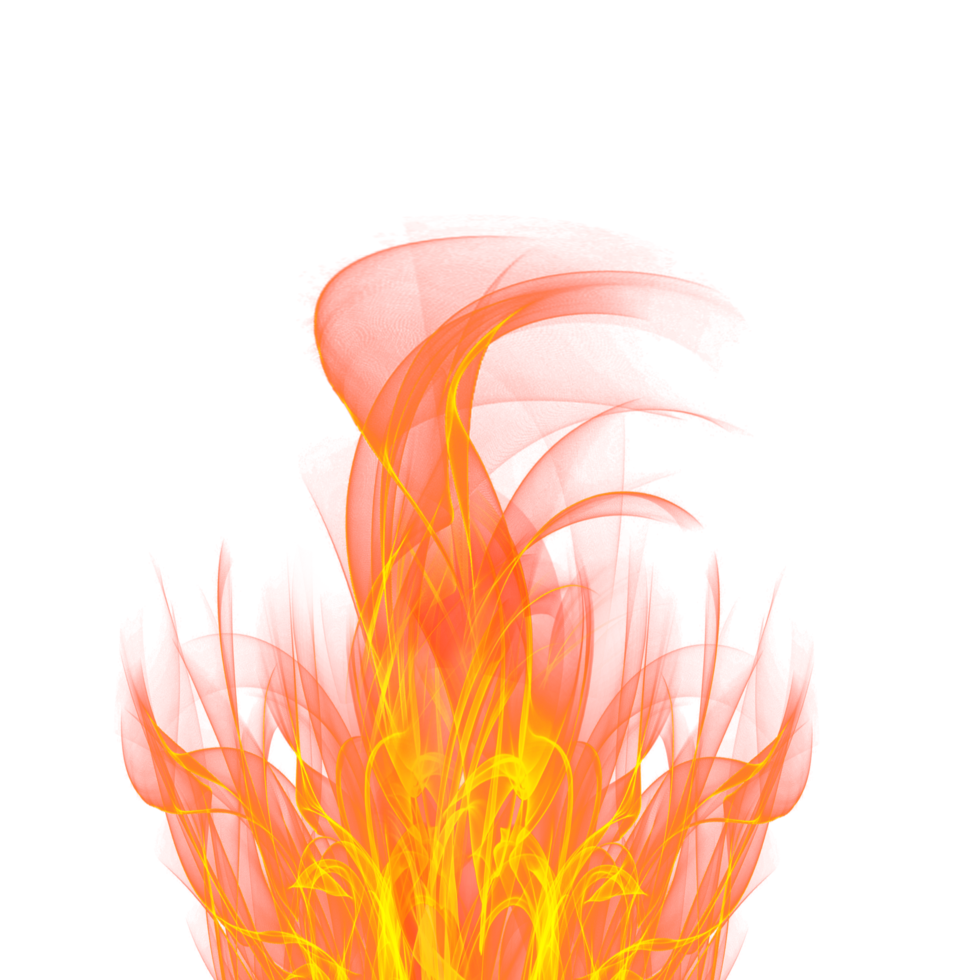 transparent fire flame png