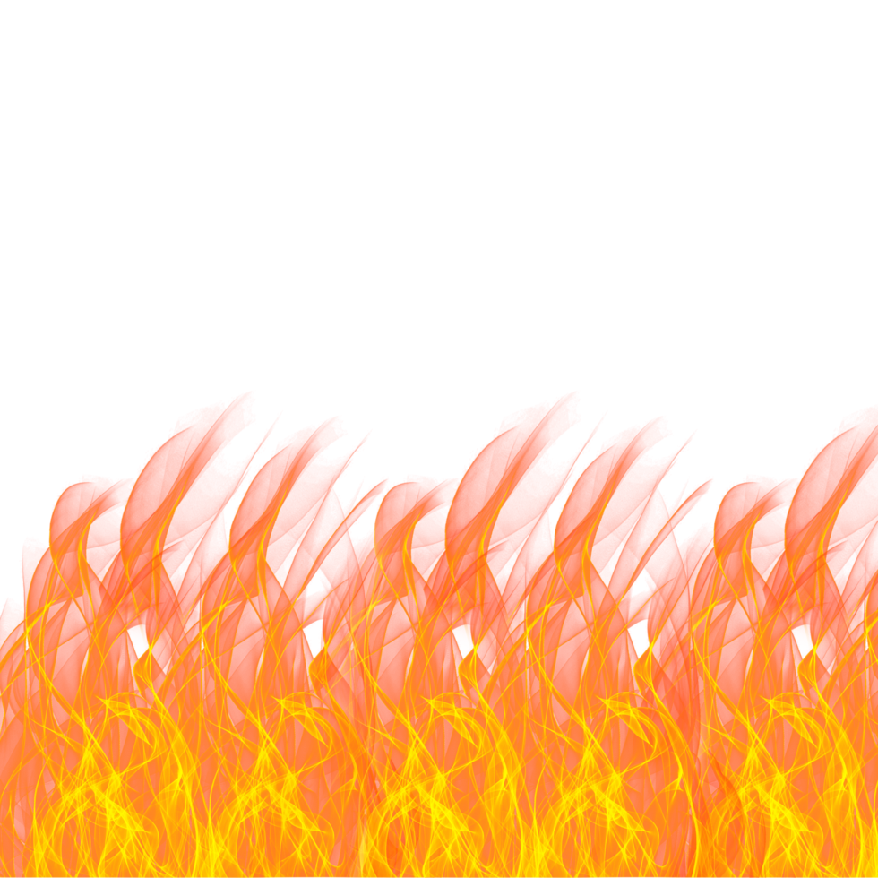 transparent fire flame png