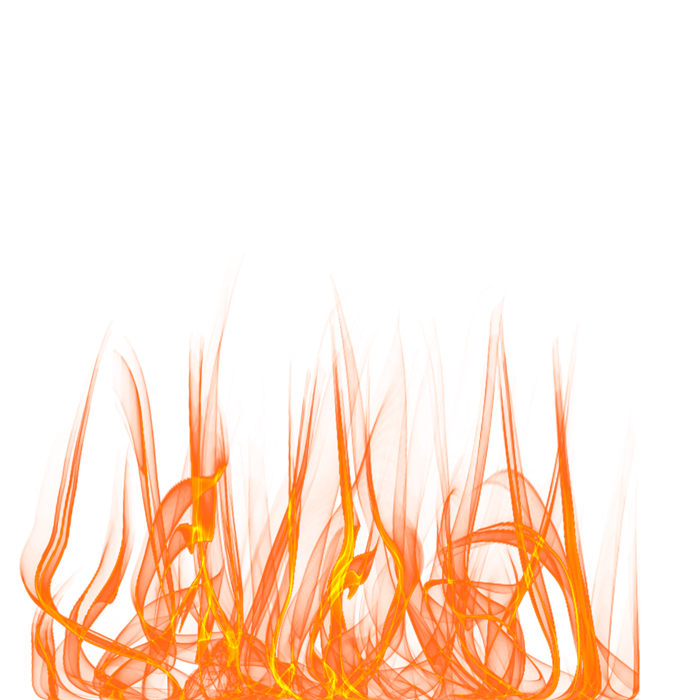 transparent fire flame png