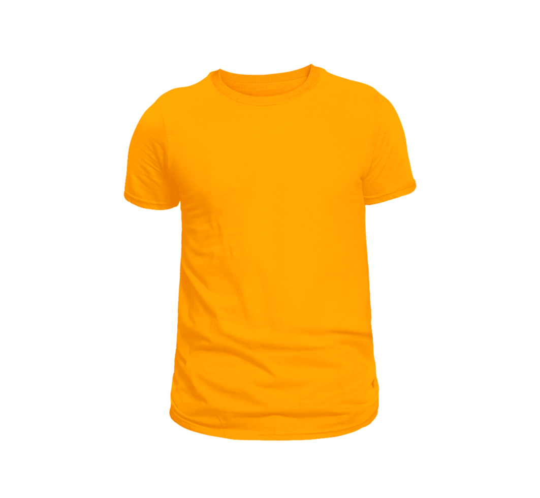 Isolated blank t-shirt for mock up png