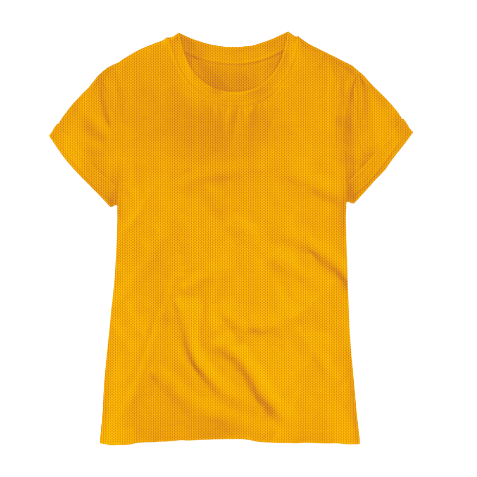 yellow t shirt png