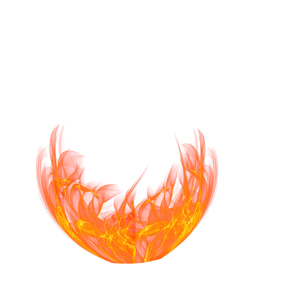 transparent fire flame png