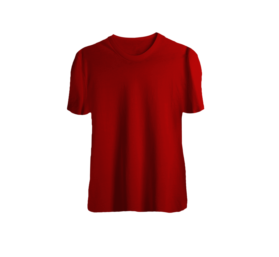 Free red t shirt 21103492 PNG with Transparent Background