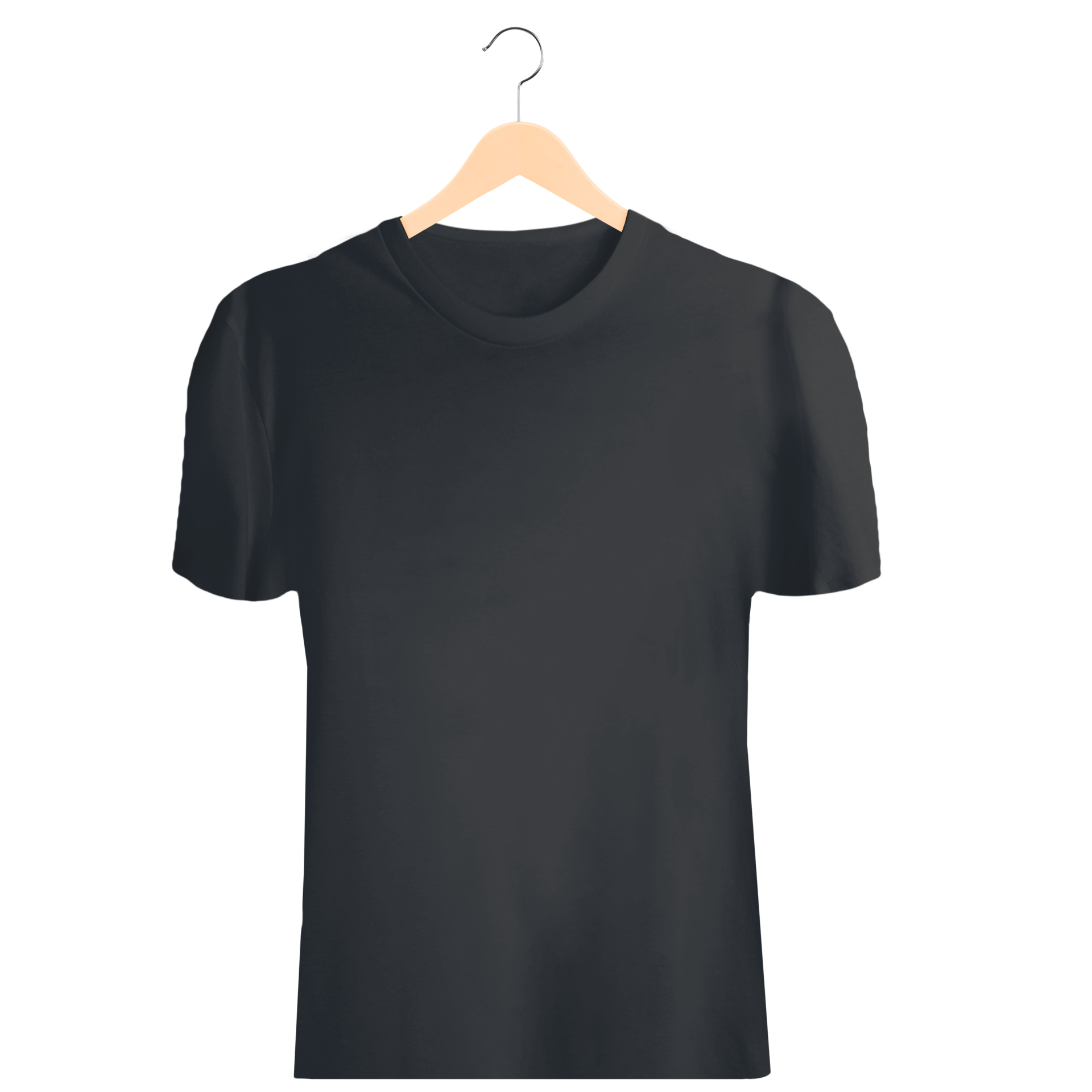 Isolated black t-shirt 21103502 PNG