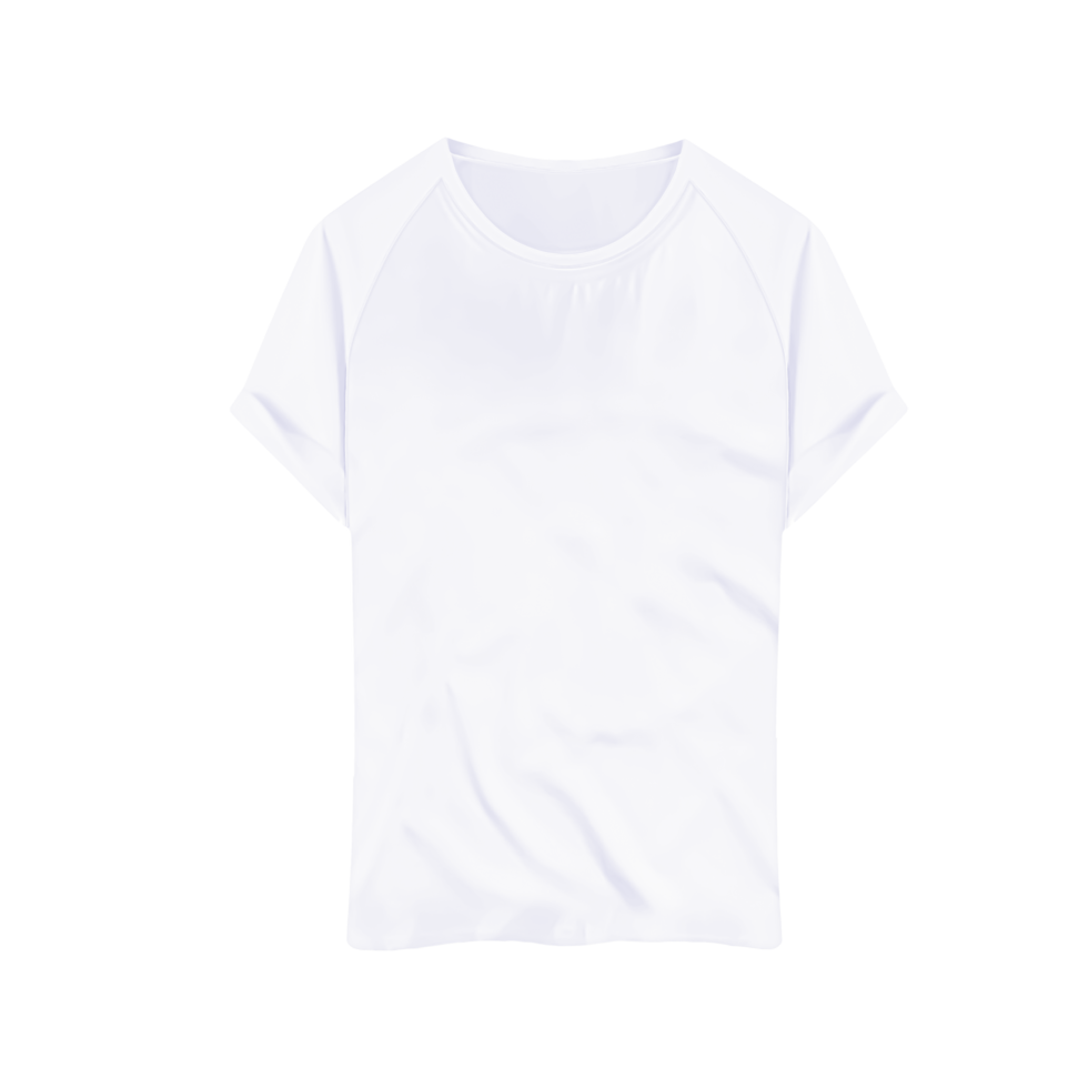 weißes T-Shirt-Modell png